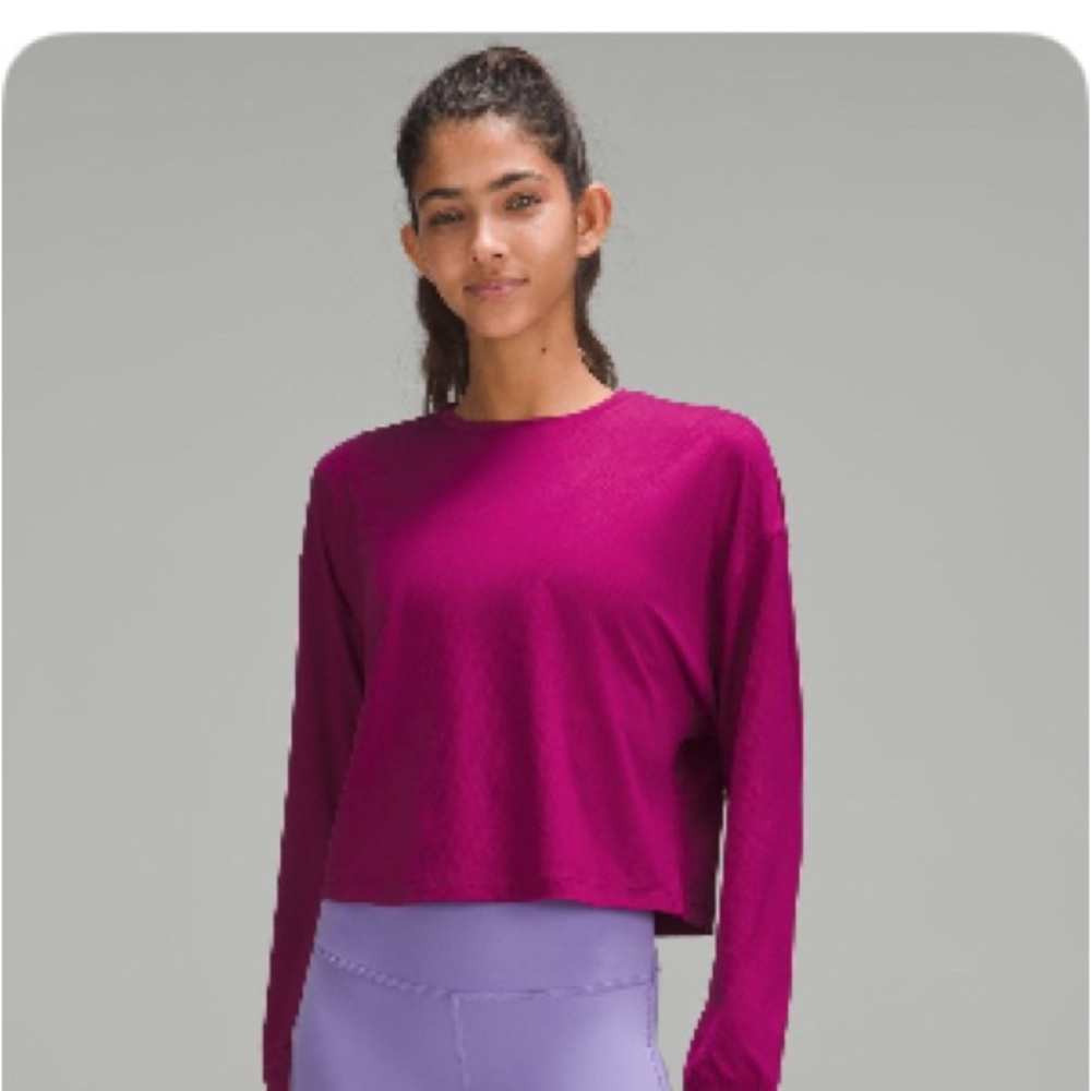 Lululemon abrasion resistant training long sleeve shirt